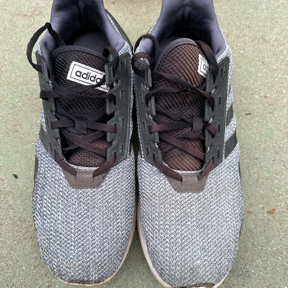 Adidas Black and Gray Athletic Shoes